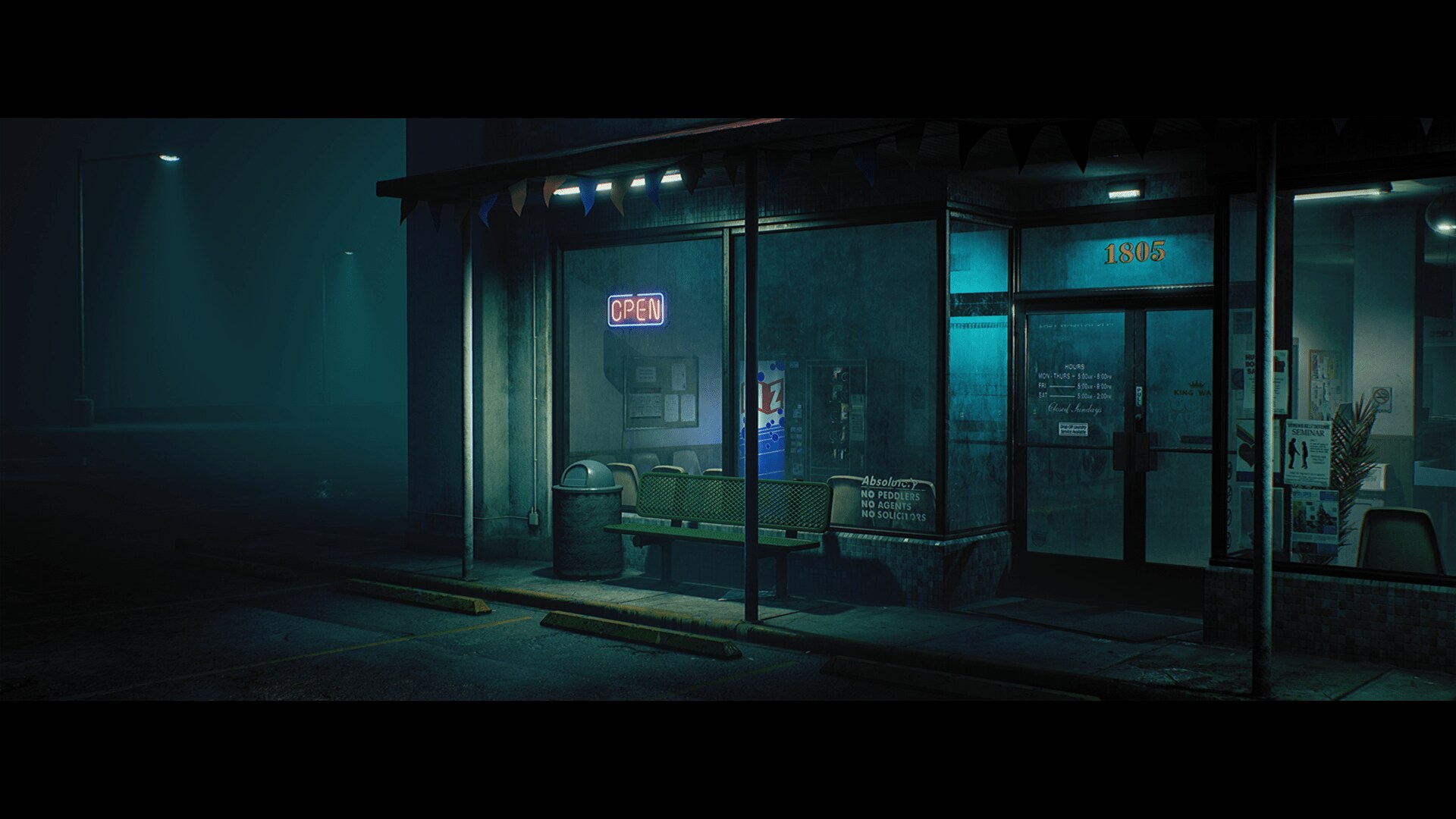 King Wash Laundromat (City Scene) in Environments UE Marketplace